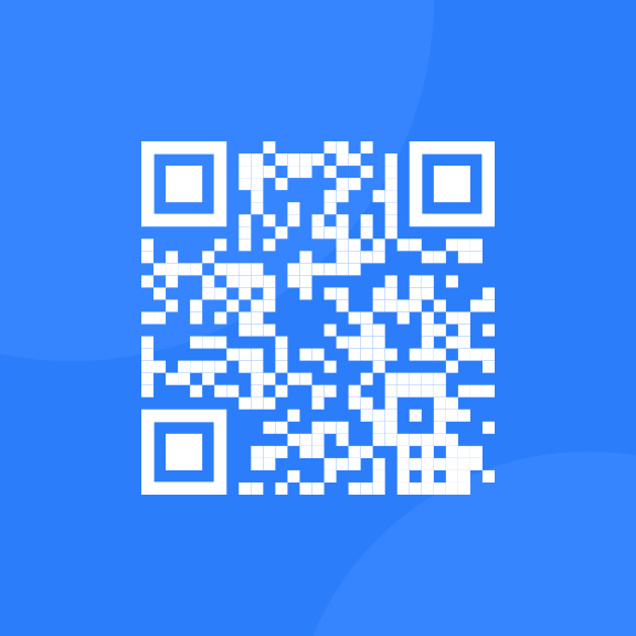 An qr code that takes you to the Frontend Mentor site.